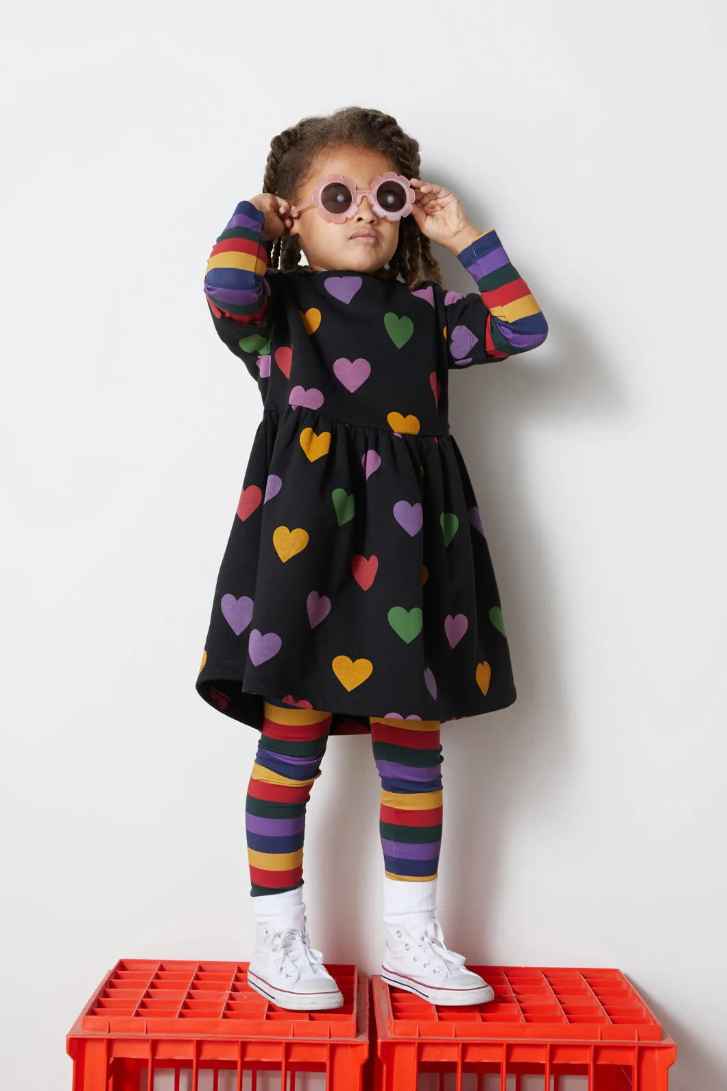 Skipped A Beat Kids Sweater Dress