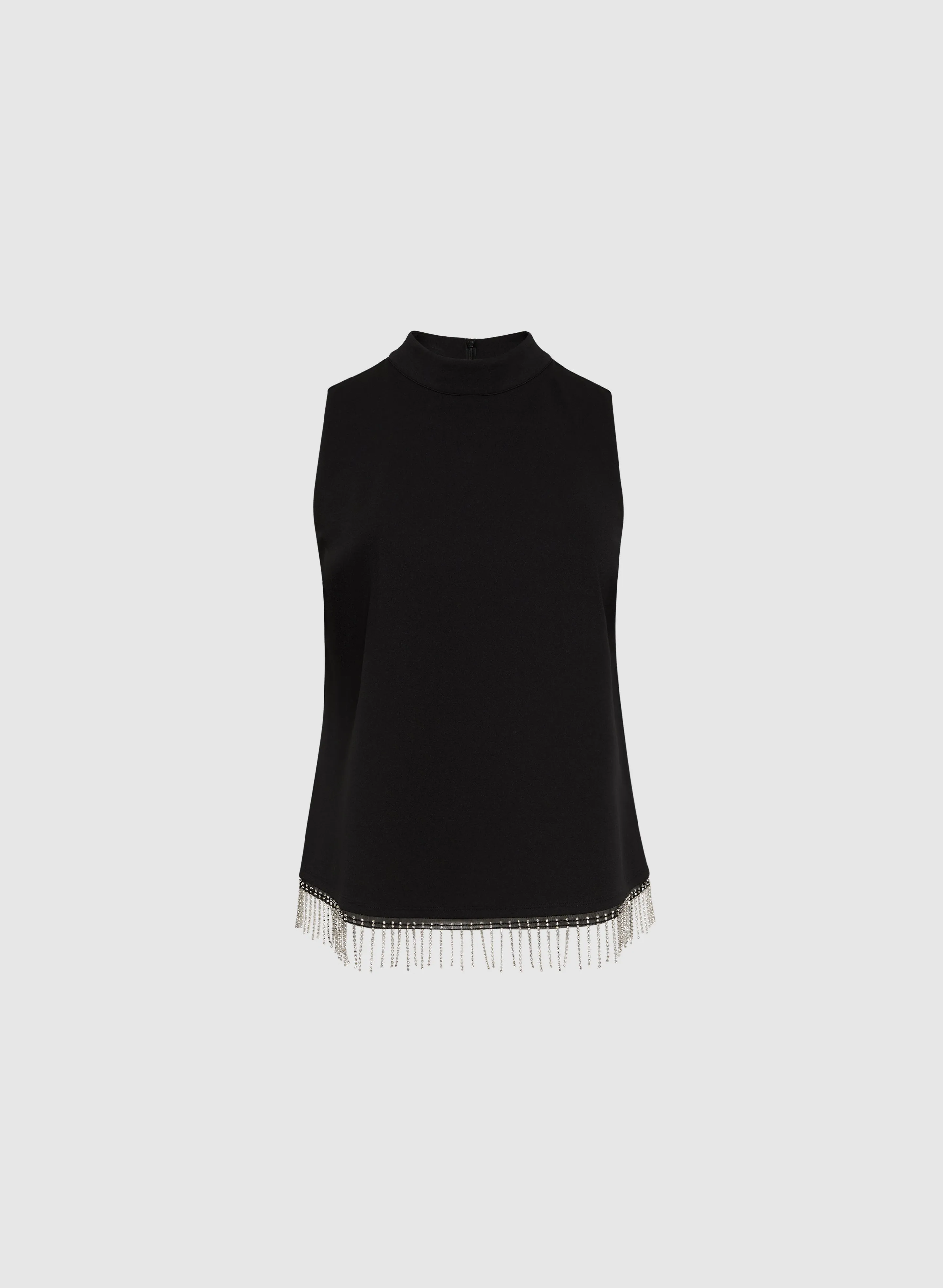 Sleeveless Rhinestone Top