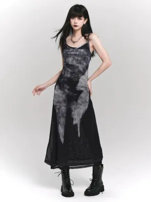 Smokey Velvet Slip Dress