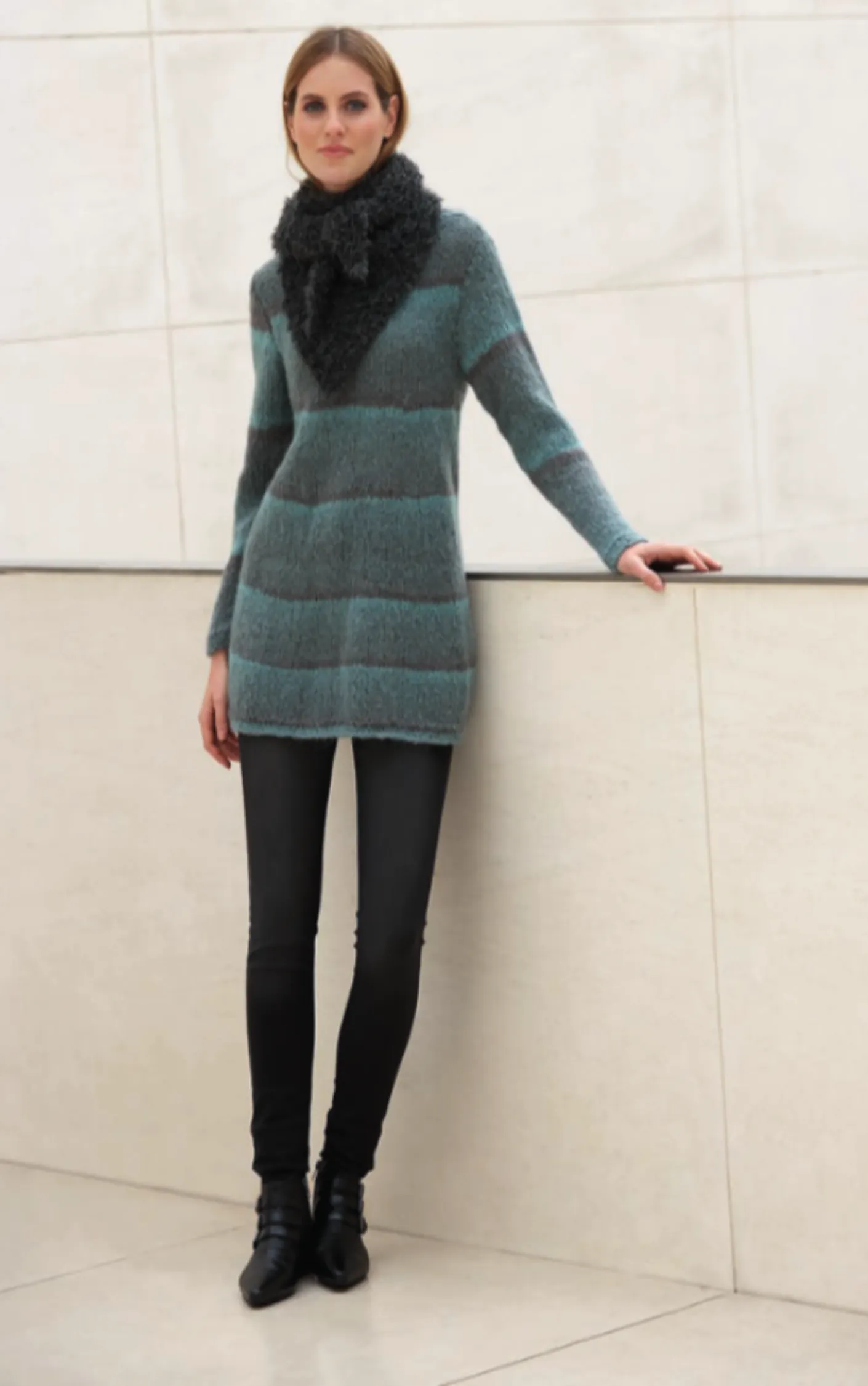 Strickanleitung für einen kuschligen Alpaka Pullover Katia