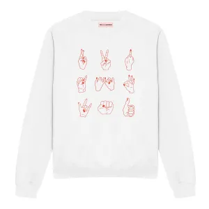 Talk To The Hand 'Cause The Face Ain't Listening Feminist Sweatshirt