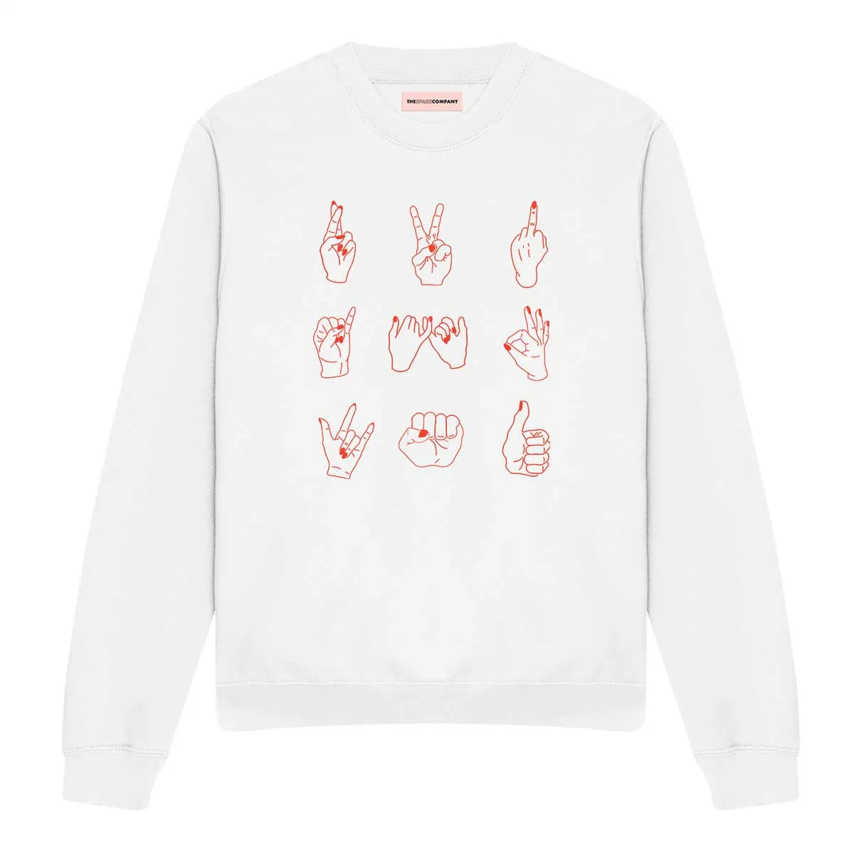 Talk To The Hand 'Cause The Face Ain't Listening Feminist Sweatshirt