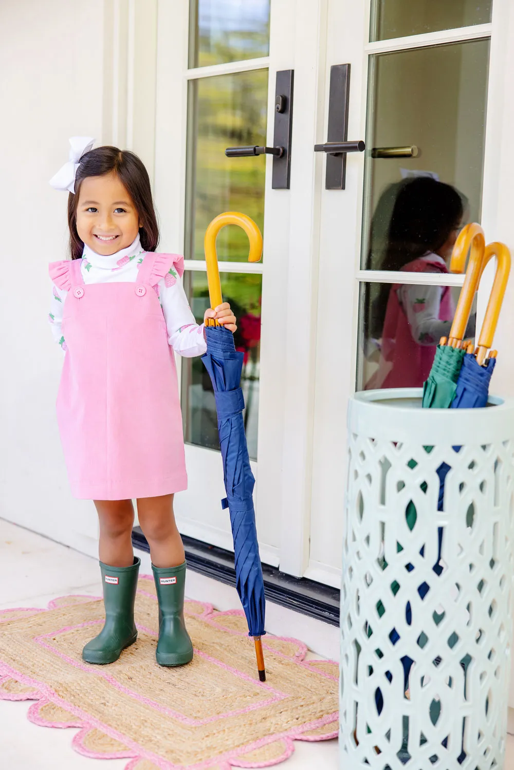 Tatum's Turtleneck & Onesie - Sanibel Strawberry