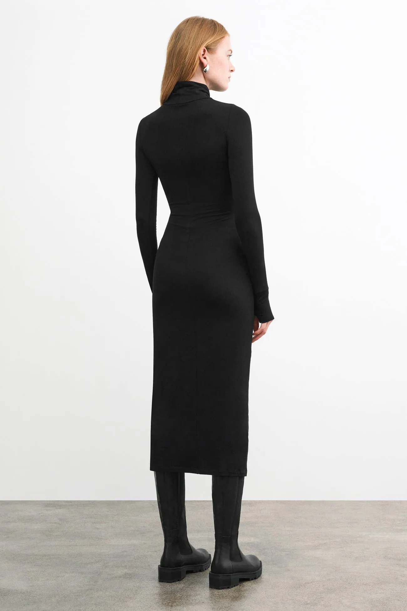Tavi Mock Neck Dress