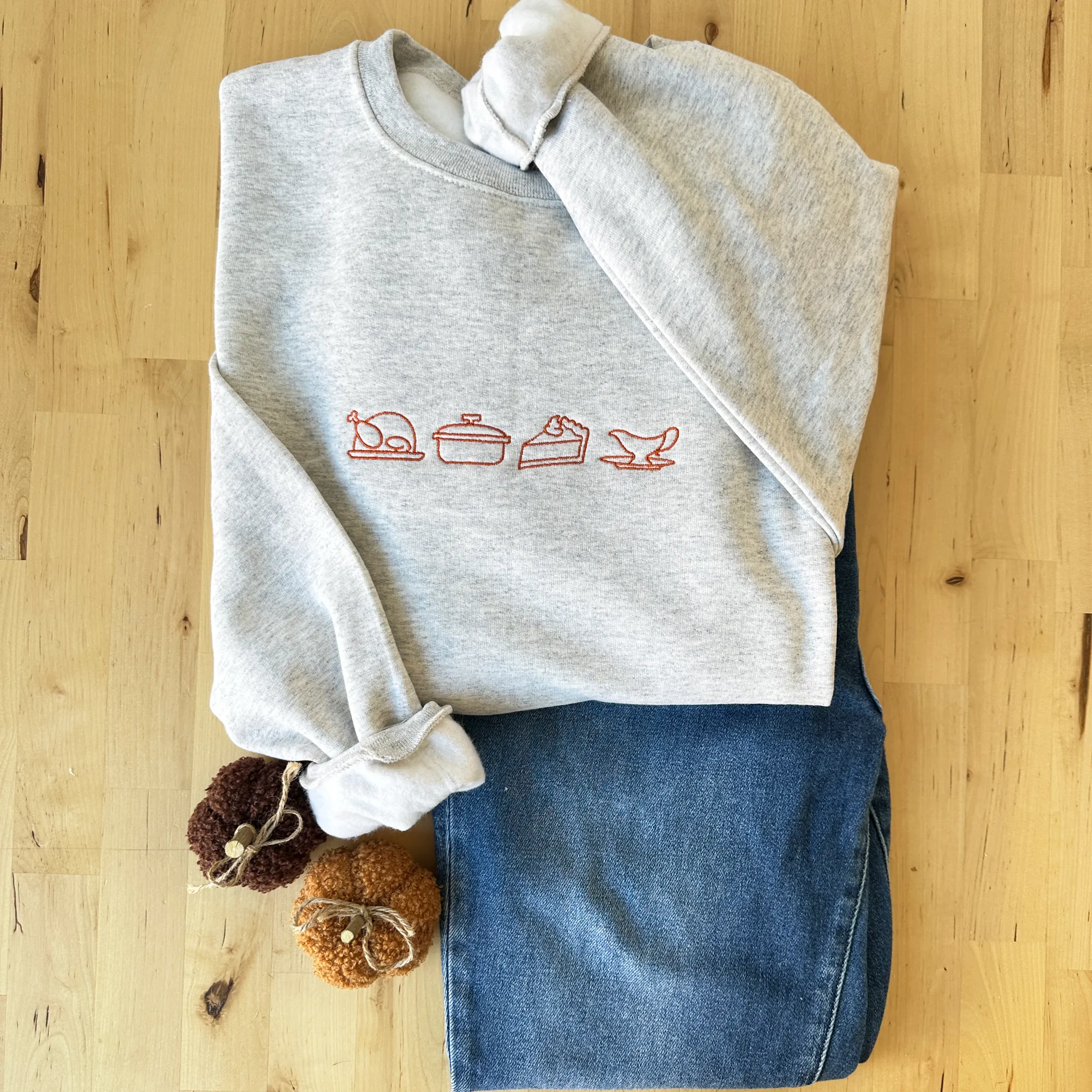 Thanksgiving Icon Crewneck Gemma Sweatshirt