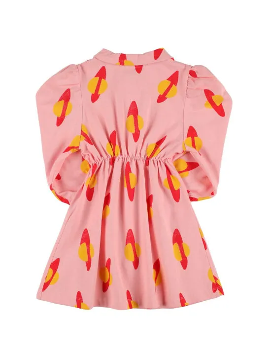 The Animals Observatory   Planet printed cotton shirt dress 