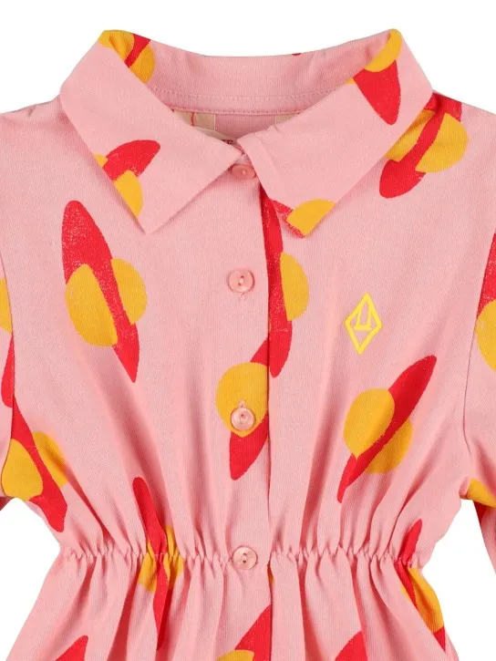 The Animals Observatory   Planet printed cotton shirt dress 