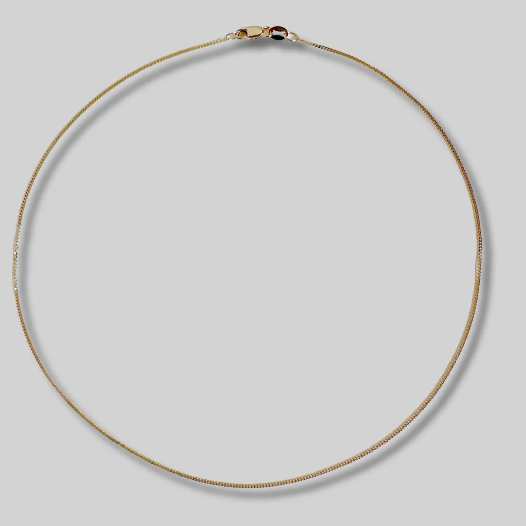 the minimalist chain - solid gold