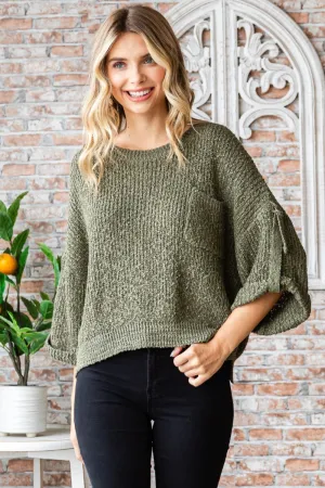 Veveret Dolman | Roll-Up Sweater | Rubies   Lace
