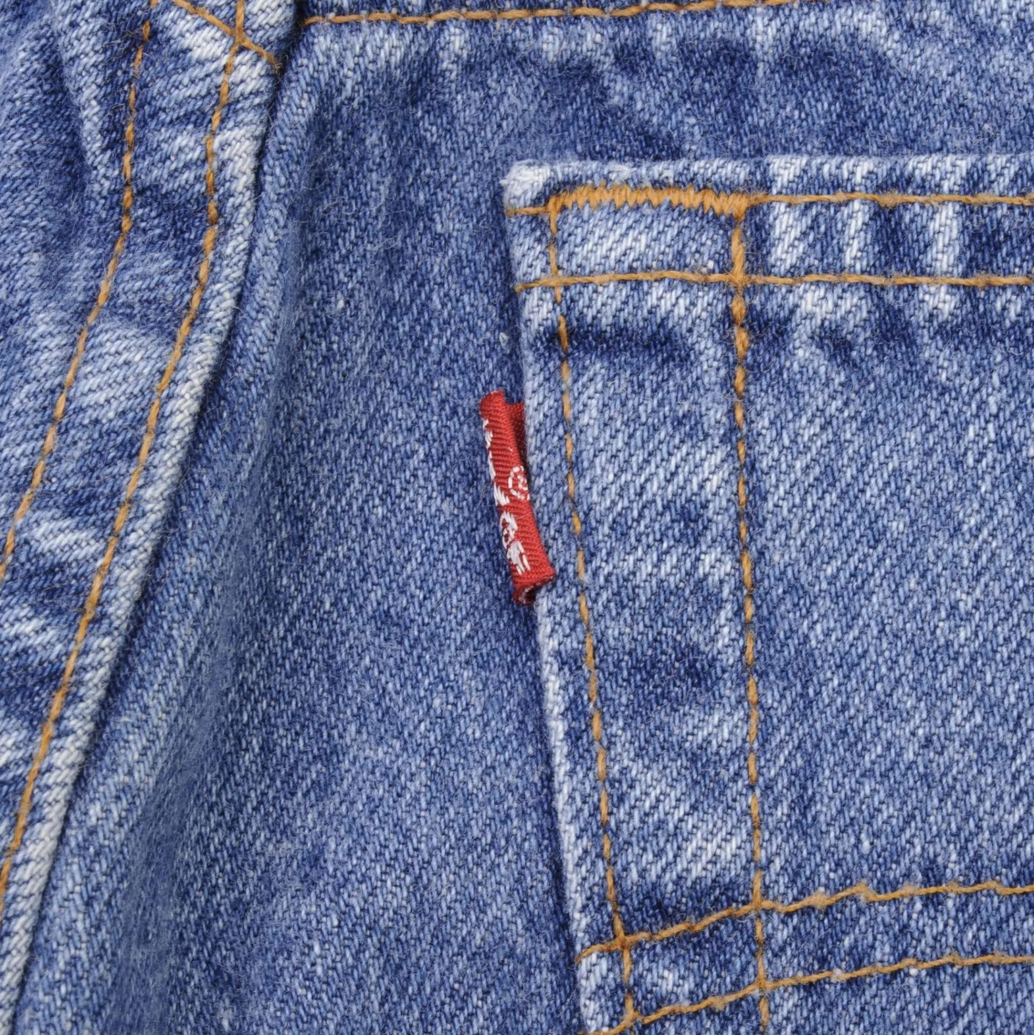 VINTAGE LEVIS 501 JEANS INDIGO 1980S SIZE W30 L36 MADE IN USA