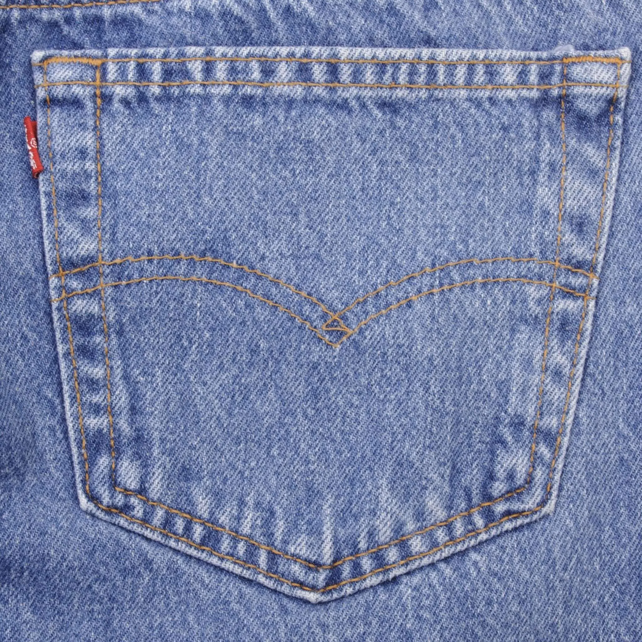 VINTAGE LEVIS 501 JEANS INDIGO 1980S SIZE W30 L36 MADE IN USA