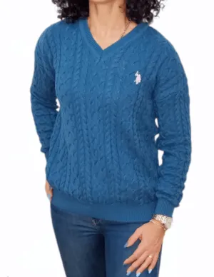 Women Pullover - Petrol