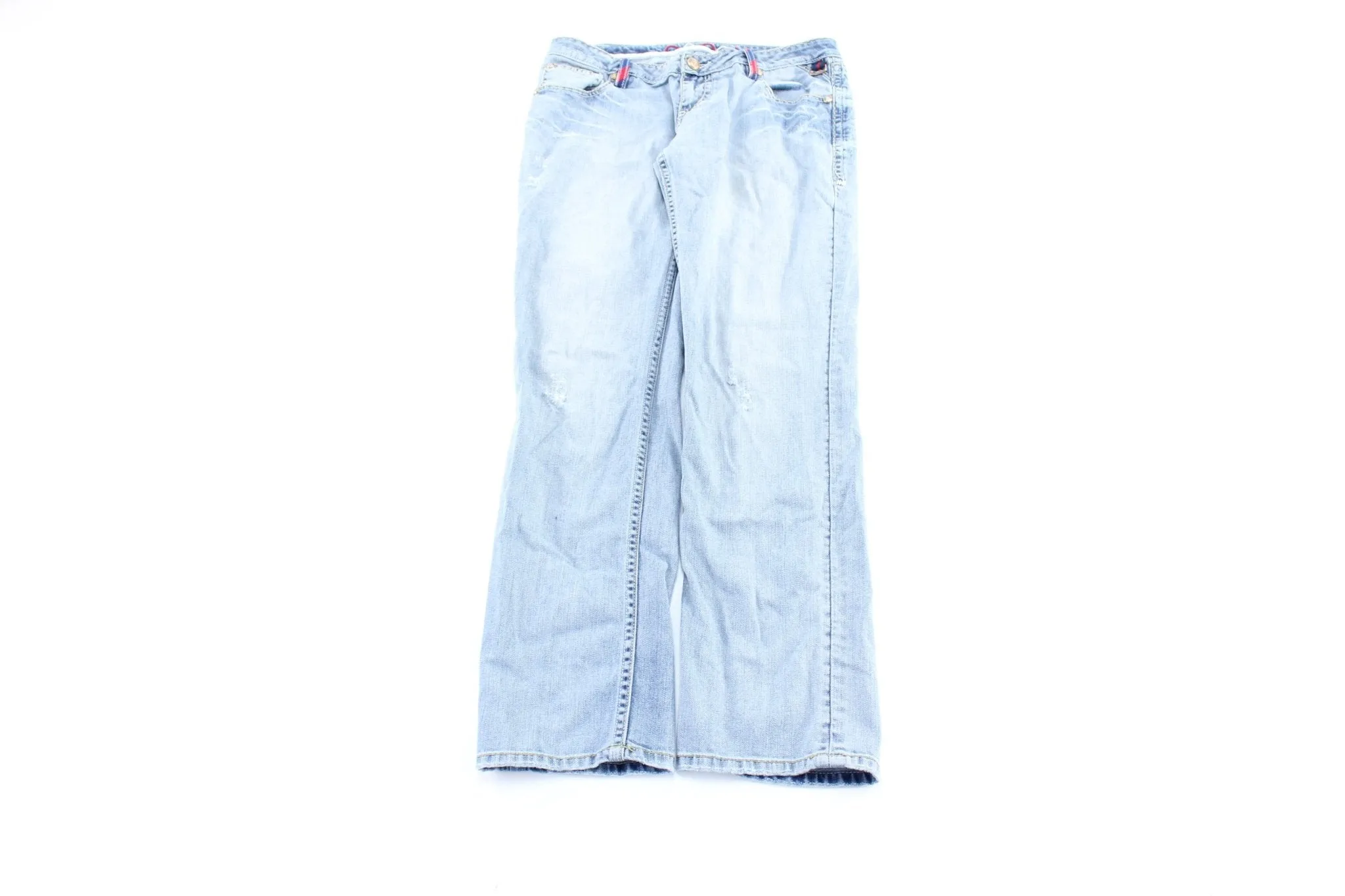 Women's Coogi Embroidered Light Wash Denim Jeans
